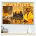 MEDITATION Momente für mich (hochwertiger Premium Wandkalender 2024 DIN A2 quer), Kunstdruck in Hochglanz - BuddhaART BuddhaART
