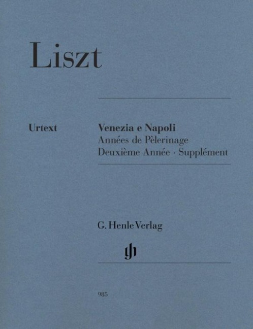 Liszt, Franz - Venezia e Napoli - Franz Liszt