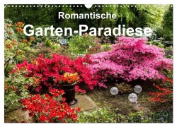 Romantische Garten-Paradiese (Wandkalender 2026 DIN A3 quer), CALVENDO Monatskalender - Heinz E. Hornecker