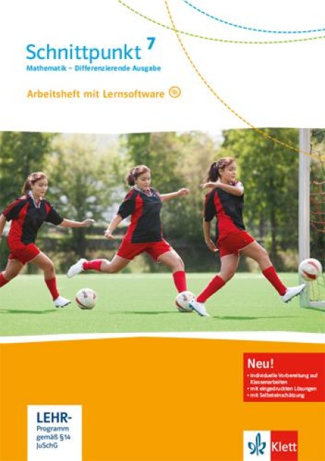 Schnittpunkt Mathematik 7. Differenzierende Ausgabe. Arbeitsheft mit Lösungsheft und Lernsoftware Klasse 7 - 