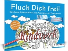 Cover-Bild zum Titel 'Das Malbuch für Erwachsene: Fluch Dich frei' von ''