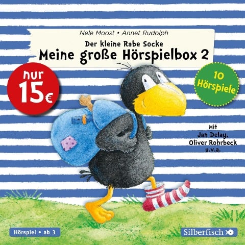 Der kleine Rabe Socke - Meine große Hörspielbox 2 (Der kleine Rabe Socke) - Nele Moost, Annet Rudolph, Dieter Faber, Frank Oberpichler