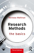 Cover-Bild zum Titel 'Research Methods' von 'Nicholas Walliman'
