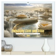 Cover-Bild zum Titel 'Zwischen Licht und Stille - Träume aus Licht und Form (hochwertiger Premium Wandkalender 2026 DIN A2 quer), Kunstdruck in Hochglanz' von 'Dagmar Schmeißer'