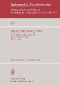 Cover-Bild zum Titel 'Mustererkennung 1984' von ''