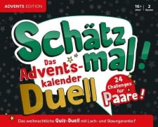 Cover-Bild zum Titel 'Schätz mal! Das Adventskalender-Duell' von ''
