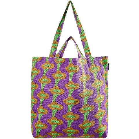 Canvasshopper, Pfifferlinge, Violett, Neon, 38 x 40 x 13cm, 100% Baumwolle - 