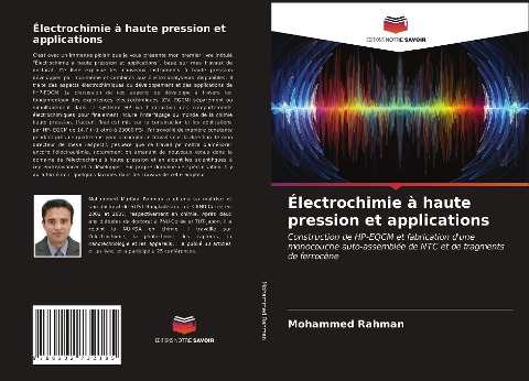 Électrochimie à haute pression et applications - Mohammed Rahman