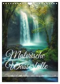 Malerische Wasserfälle (Wandkalender 2024 DIN A4 hoch), CALVENDO Monatskalender - Cathrin Illgen