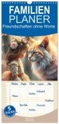 Cover-Bild zum Titel 'Familienplaner 2026 - Freundschaften ohne Worte mit 5 Spalten (Wandkalender, 21 x 45 cm) CALVENDO' von 'Dusanka Djeric'