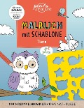 Malbuch mit Schablone. Tiere - Pen2nature