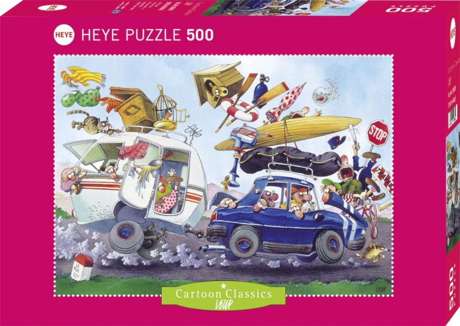 Off On Holiday! Puzzle 500 Teile - Jean-Jacques Loup