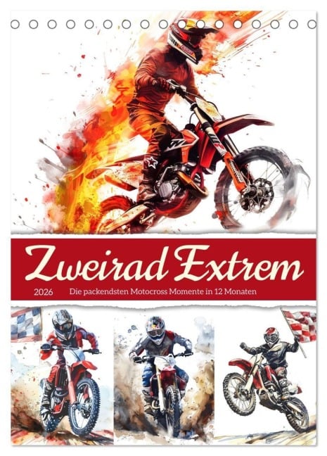 Zweirad Extrem (Tischkalender 2026 DIN A5 hoch), CALVENDO Monatskalender - Steffen Gierok-Latniak