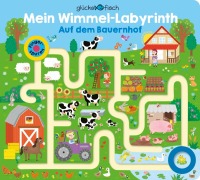 Cover-Bild zum Titel 'Glücksfisch: Mein Wimmel-Labyrinth: Auf dem Bauernhof' von ''