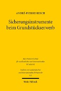 Cover-Bild zum Titel 'Sicherungsinstrumente beim Grundstückserwerb' von 'André-Pierre Resch'