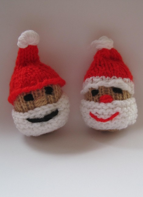 Strickanleitung Weihnachtsmann 11 cm- für Anhänger, als Adventskalender und mehr - Kerstin Münchehofe