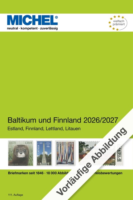 Baltikum und Finnland 2026/2027 - Michel-Redaktion
