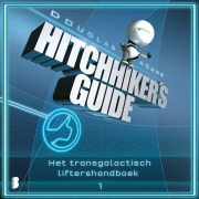 Cover-Bild zum Titel 'Het transgalactisch liftershandboek' von 'Douglas Adams'