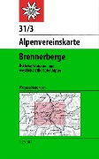 Cover-Bild zum Titel 'DAV Alpenvereinskarte 31/3 Brennerberge 1 : 50 000 Wegmarkierungen' von ''