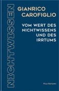 Cover-Bild zum Titel 'Vom Wert des Nichtwissens und des Irtums' von 'Gianrico Carofiglio'