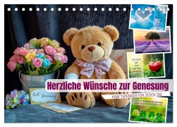 Cover-Bild zum Titel 'Herzliche Wünsche zur Genesung (Tischkalender 2026 DIN A5 quer), CALVENDO Monatskalender' von 'Melanie Viola'