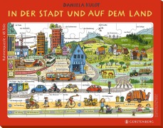 Cover-Bild zum Titel 'Rahmenpuzzle In der Stadt und auf dem Land - 48 Teile' von 'Daniela Kulot'