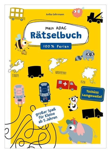 Mein ADAC Rätselbuch - 100% Ferien - 