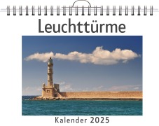 Cover-Bild zum Titel 'Leuchttürme - (Wandkalender 2025, Kalender DIN A4 quer, Monatskalender im Querformat mit Kalendarium, das perfekte Geschenk)' von 'Olivia Hoffmann'