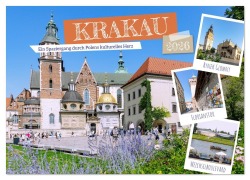 Cover-Bild zum Titel 'Krakau. Ein Spaziergang durch Polens kulturelles Herz (Wandkalender 2026 DIN A4 quer), CALVENDO Monatskalender' von 'Hanna Wagner'
