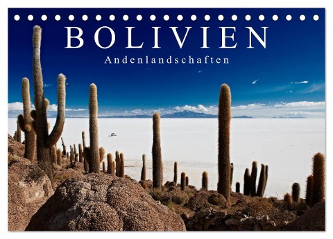 Bolivien Andenlandschaften "CH-Version" (Tischkalender 2024 DIN A5 quer), CALVENDO Monatskalender - Jürgen Ritterbach