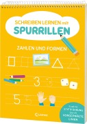 Schreiben lernen mit Spurrillen - Zahlen und Formen - 