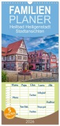 Cover-Bild zum Titel 'Familienplaner 2026 - Heilbad Heiligenstadt Stadtansichten mit 5 Spalten (Wandkalender, 21 x 45 cm) CALVENDO' von 'Holger Weigelt'