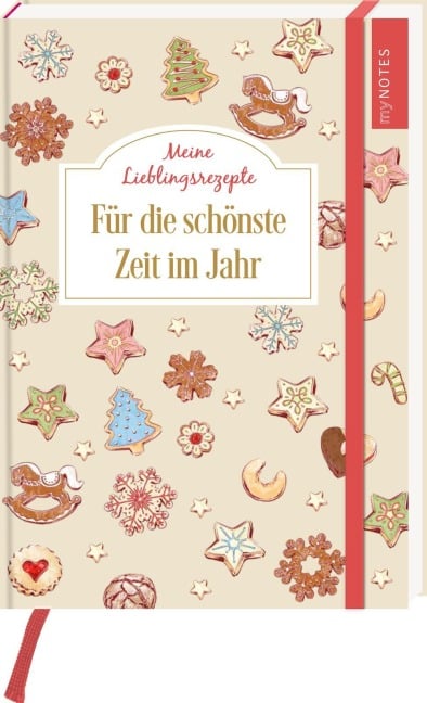 myNOTES Papeterie: Notizbuch A5 Meine Lieblingsrezepte - 