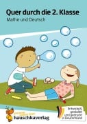 Cover-Bild zum Titel 'Quer durch die 2. Klasse, Mathe und Deutsch - Übungsblock' von 'Andrea Guckel'