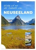 Erlebe mit mir die Südinsel von Neuseeland (Wandkalender 2025 DIN A3 hoch), CALVENDO Monatskalender - Nadine Büscher