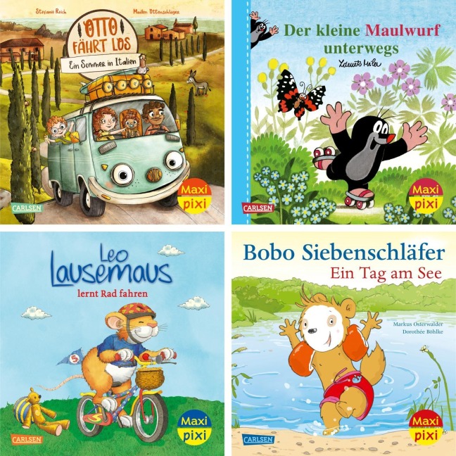 Maxi-Pixi-4er-Set 127: Draußen unterwegs (4x1 Exemplar) - Diverse