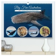 Cover-Bild zum Titel 'Big Five Australiens Buckelwal, Walhai, Orca, Quokka,Känguru (hochwertiger Premium Wandkalender 2026 DIN A2 quer), Kunstdruck in Hochglanz' von 'Susan Michel'