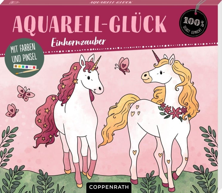 Aquarell-Glück Einhornzauber - 