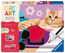 Cover-Bild zum Titel 'CreArt, Malen nach Zahlen Kinder - Katze im Koffer' von ''