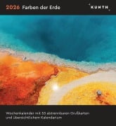 Farben der Erde - KUNTH Postkartenkalender 2026 - 