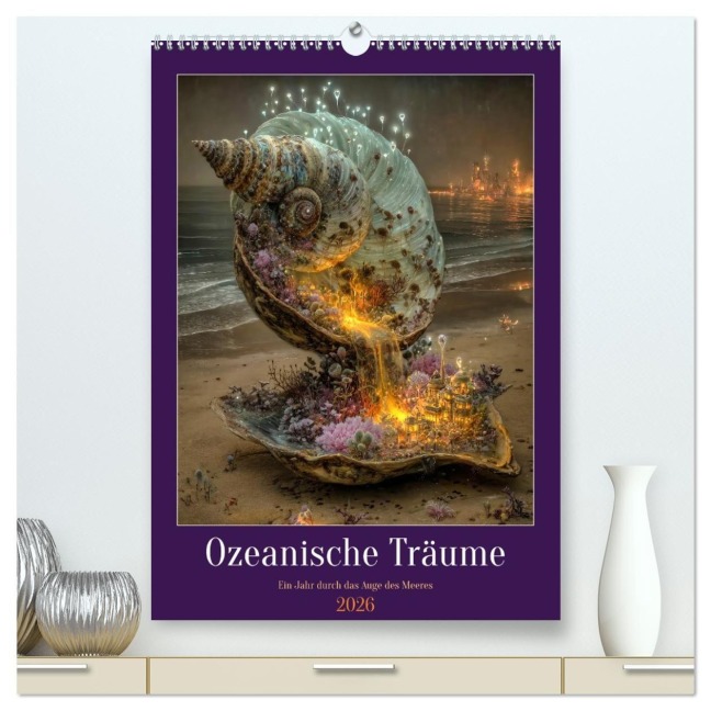Ozeanische Träume - Ein Jahr durch das Auge des Meeres (hochwertiger Premium Wandkalender 2026 DIN A2 hoch), Kunstdruck in Hochglanz - Dagmar Schmeißer
