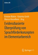 Cover-Bild zum Titel 'Evidenzbasierte Überprüfung von Sprachförderkonzepten im Elementarbereich' von ''