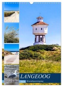Cover-Bild zum Titel 'LANGEOOG Strandspaziergang (Wandkalender 2026 DIN A3 hoch), CALVENDO Monatskalender' von 'Andrea Dreegmeyer'