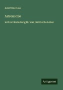 Cover-Bild zum Titel 'Astronomie' von 'Adolf Marcuse'