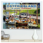 Ostfriesland - der alte Hafen Carolinensiel (hochwertiger Premium Wandkalender 2026 DIN A2 quer), Kunstdruck in Hochglanz - Peter Roder