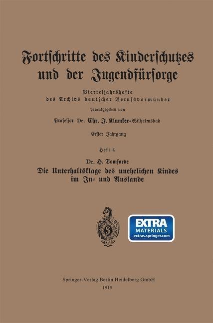 Fortschritte des Kinderschutzes und der Jugendfürsorge - 