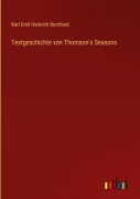 Cover-Bild zum Titel 'Textgeschichte von Thomson's Seasons' von 'Karl Emil Heinrich Borchard'