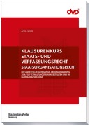 Cover-Bild zum Titel 'Klausurenkurs Staats- und Verfassungsrecht' von 'Axel Clauß'