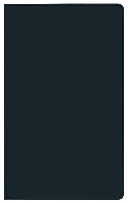Taschenkalender Saturn Leporello PVC schwarz 2026 - 