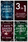 Cover-Bild zum Titel 'Die Fifty Shades of Grey Reihe, Band 1-3: Fifty Shades of Grey / Fifty Shades of Grey - Darker / Fifty Shades of Grey - Freed' von 'E L James'